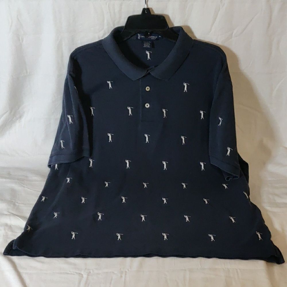 Daniel Cremieux Golf Embroidered Polo Shirt Size XL‎